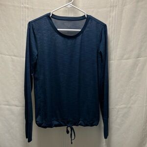 XS navy Athleta top with drawstring